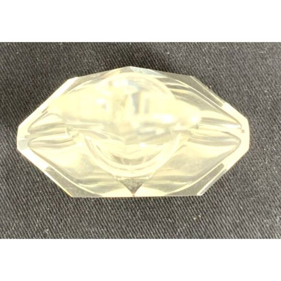 Art Deco Crystal Perfume Bottle 4" Vintage - Picture 5 of 7